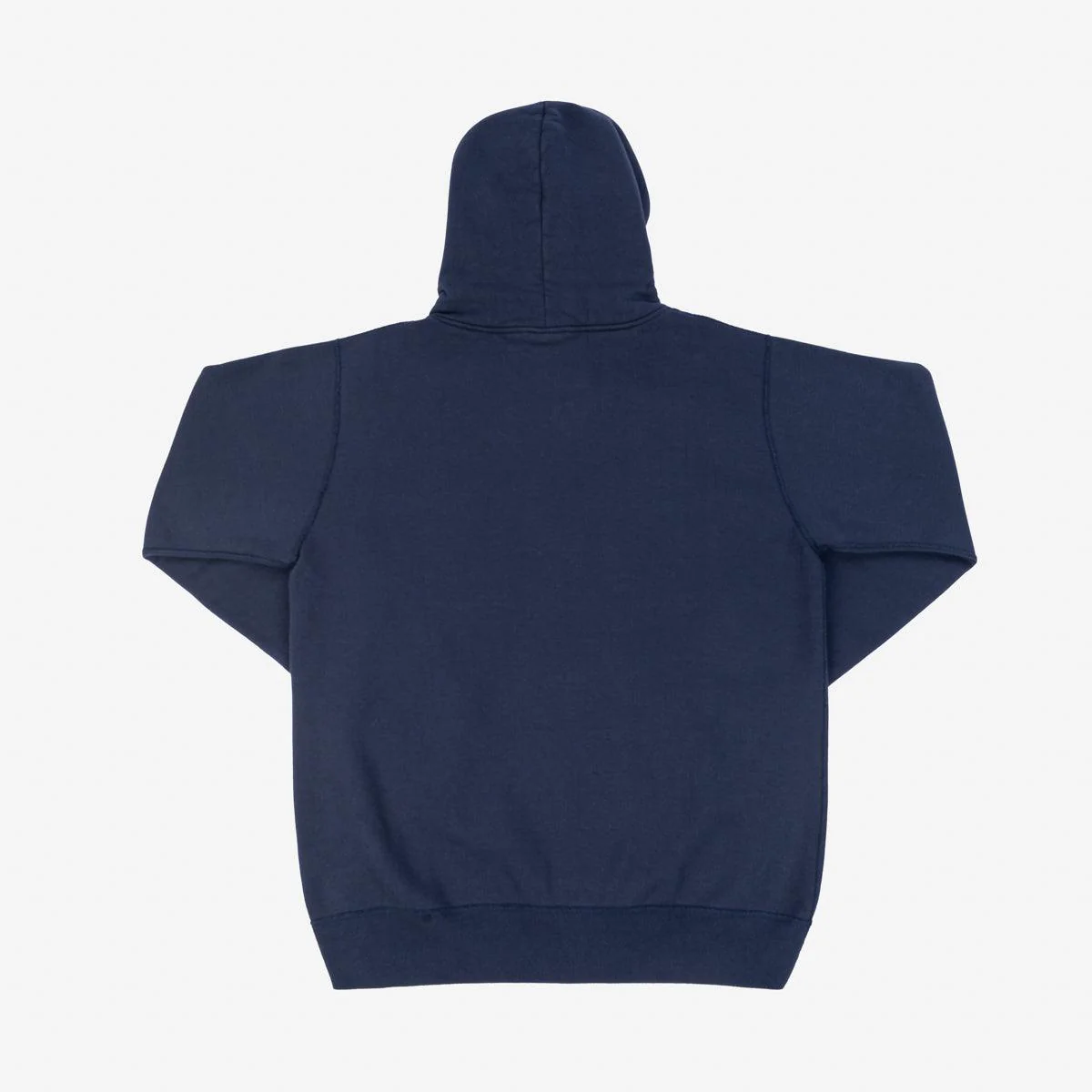 IHSW-49-NAV - 14oz Ultra Heavyweight Loopwheel Cotton Hoodie - Navy - Image 4