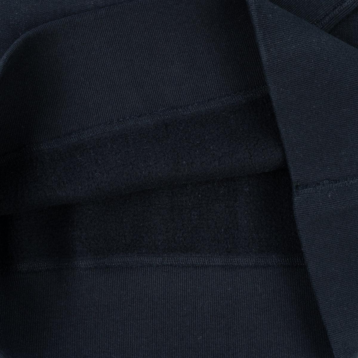 IHSW-69L-BLK - 14oz Ultra Heavyweight Loopwheel Cotton Crew Neck Sweat - Black - Image 7