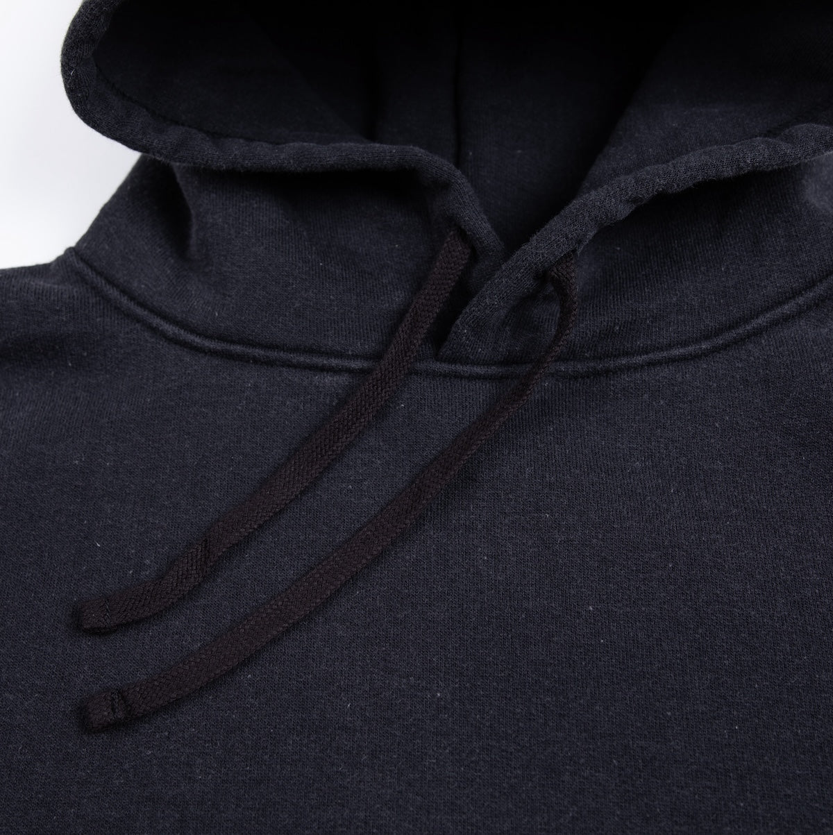 IHSW-HAM-BLK - 14oz Ultra Heavyweight Loopwheel Cotton Hoodie (Collaboration) - Vintage Black - Image 5