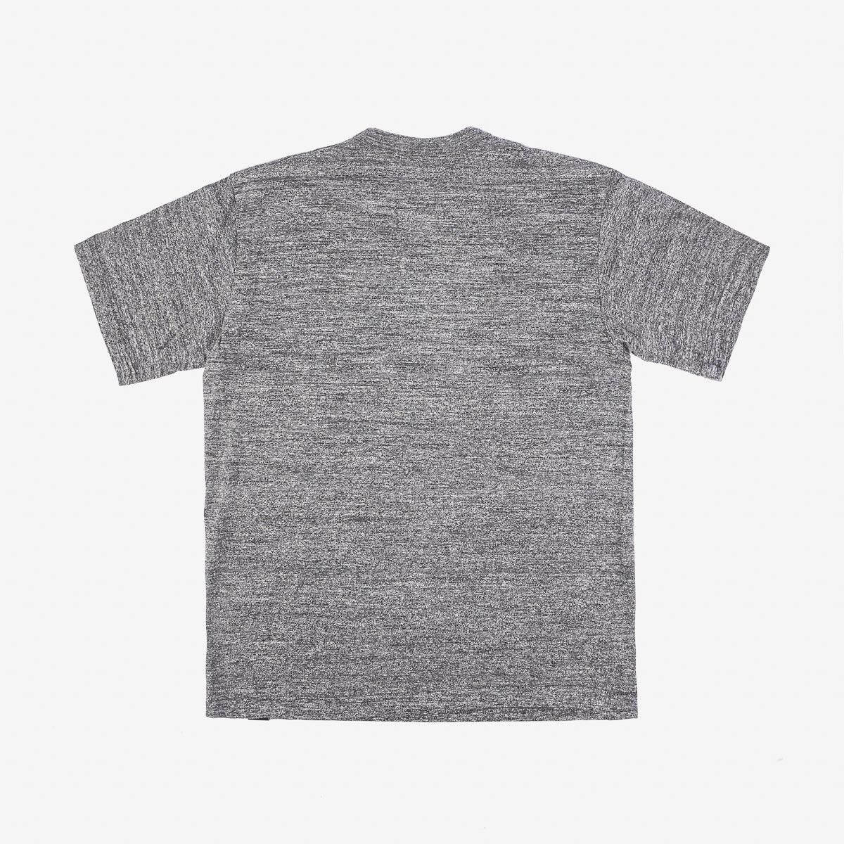 IHT-1610L-GRY - 6.5oz Loopwheel Crew Neck T-Shirt (Long) - Grey - Image 3