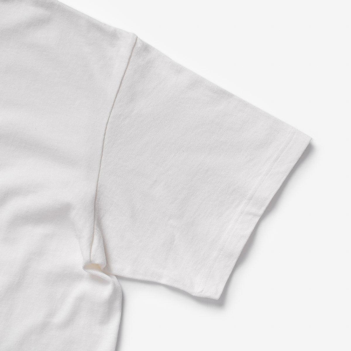 IHT-1610L-WHT - 6.5oz Loopwheel Crew Neck T-Shirt (Long) - White - Image 4