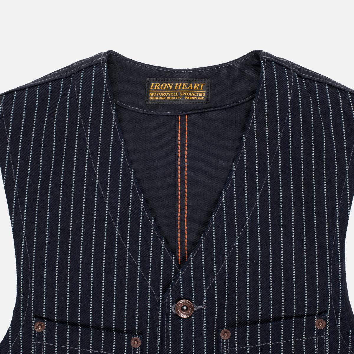 IHV-02-IND - 12oz Wabash/Duck Work Vest-  Indigo/Navy - Image 5
