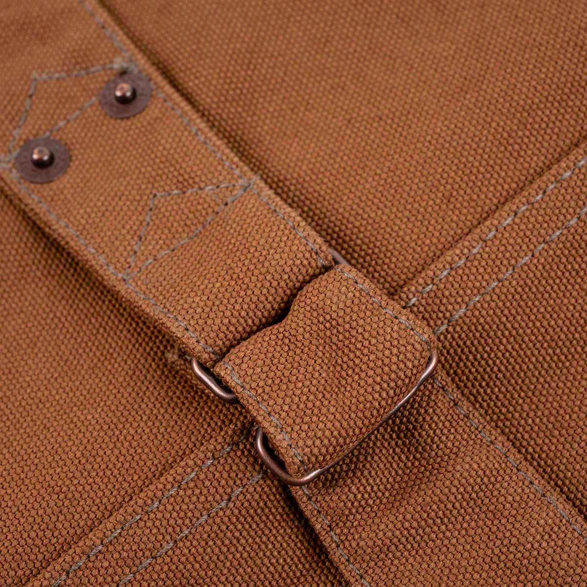 IHV-03-BRN - 17oz Cotton Duck Work Vest - Brown - Image 6