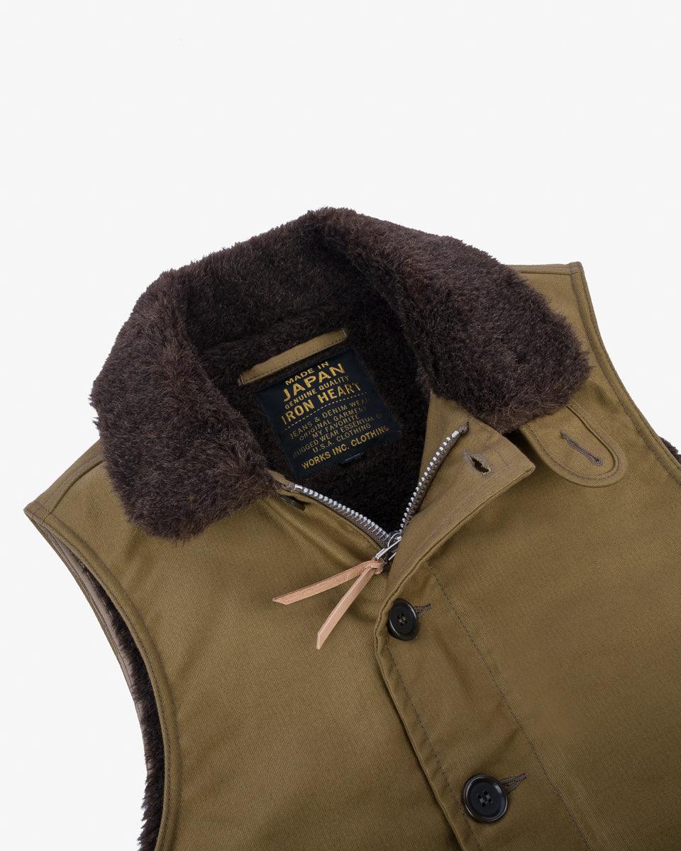 IHV-46-KHA - Whipcord N1 Deck Vest - Khaki - Image 6