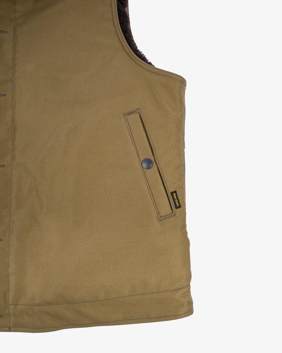 IHV-46-KHA - Whipcord N1 Deck Vest - Khaki - Image 8