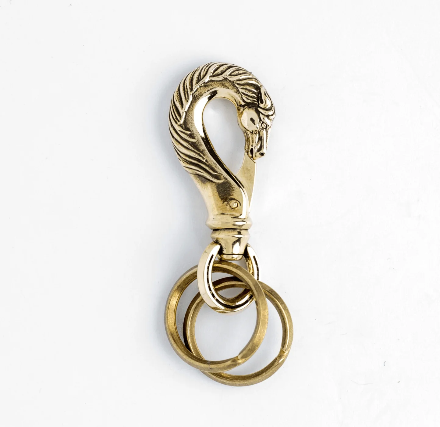 PE-HORSE-KEY-HOOK-BR - Peanuts & Co Horse Key Hook Large - Brass