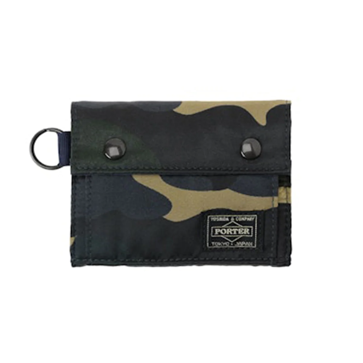PO-COUNTER-WALLET-KHA - Porter-Yoshida & Co. COUNTER SHADE WALLET - Woodland Khaki