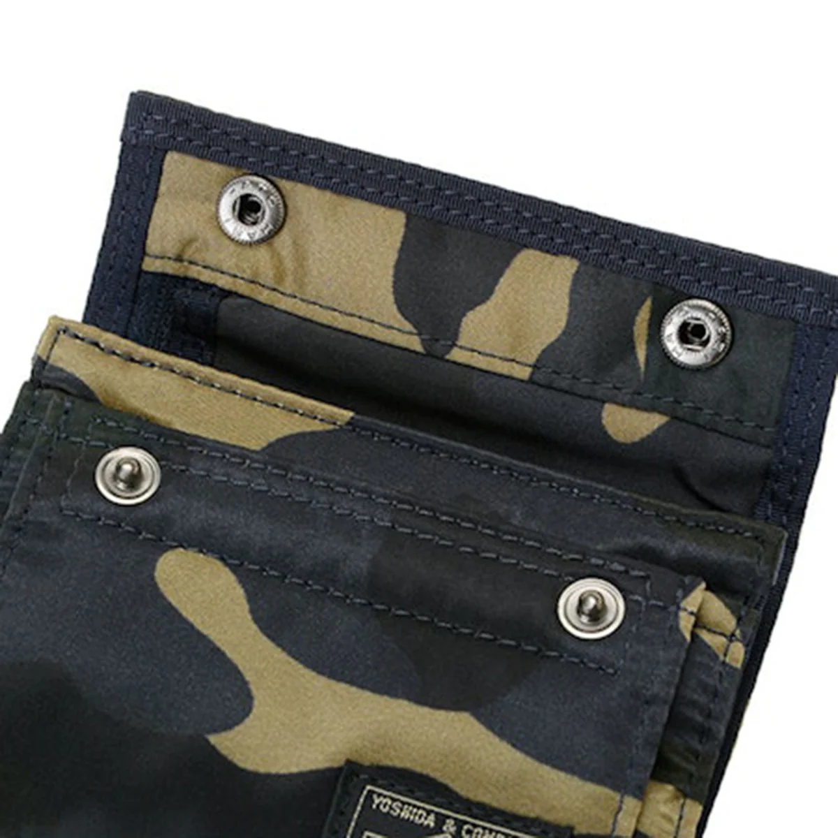PO-COUNTER-WALLET-KHA - Porter-Yoshida & Co. COUNTER SHADE WALLET - Woodland Khaki - Image 10