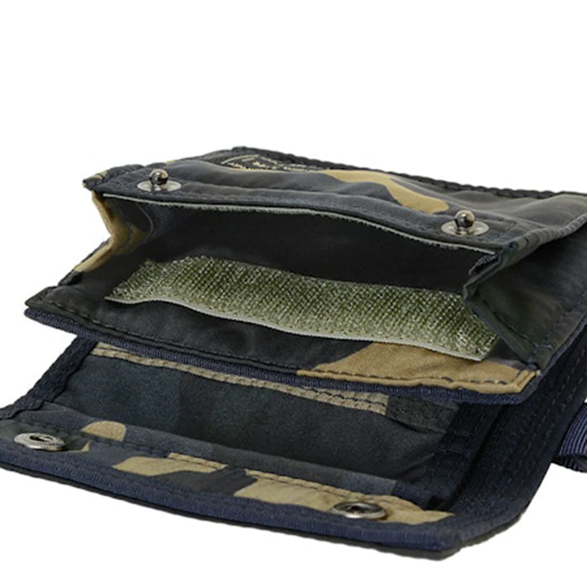 PO-COUNTER-WALLET-KHA - Porter-Yoshida & Co. COUNTER SHADE WALLET - Woodland Khaki - Image 11