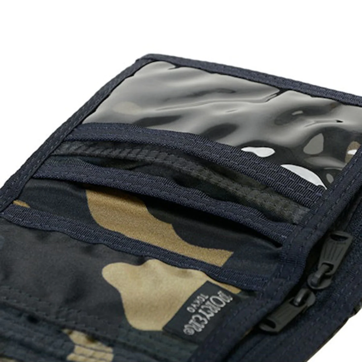 PO-COUNTER-WALLET-KHA - Porter-Yoshida & Co. COUNTER SHADE WALLET - Woodland Khaki - Image 13