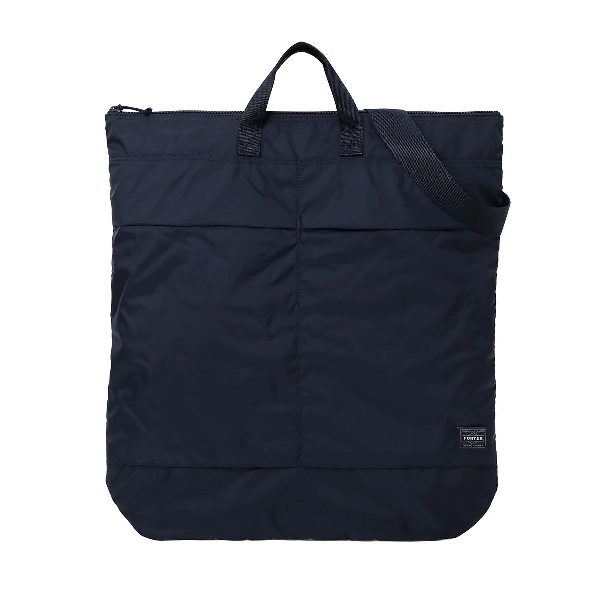 PO-FLEX-HELMET-BAG-NAV - Porter-Yoshida & Co FLEX 2WAY HELMET BAG - Navy - Image 4