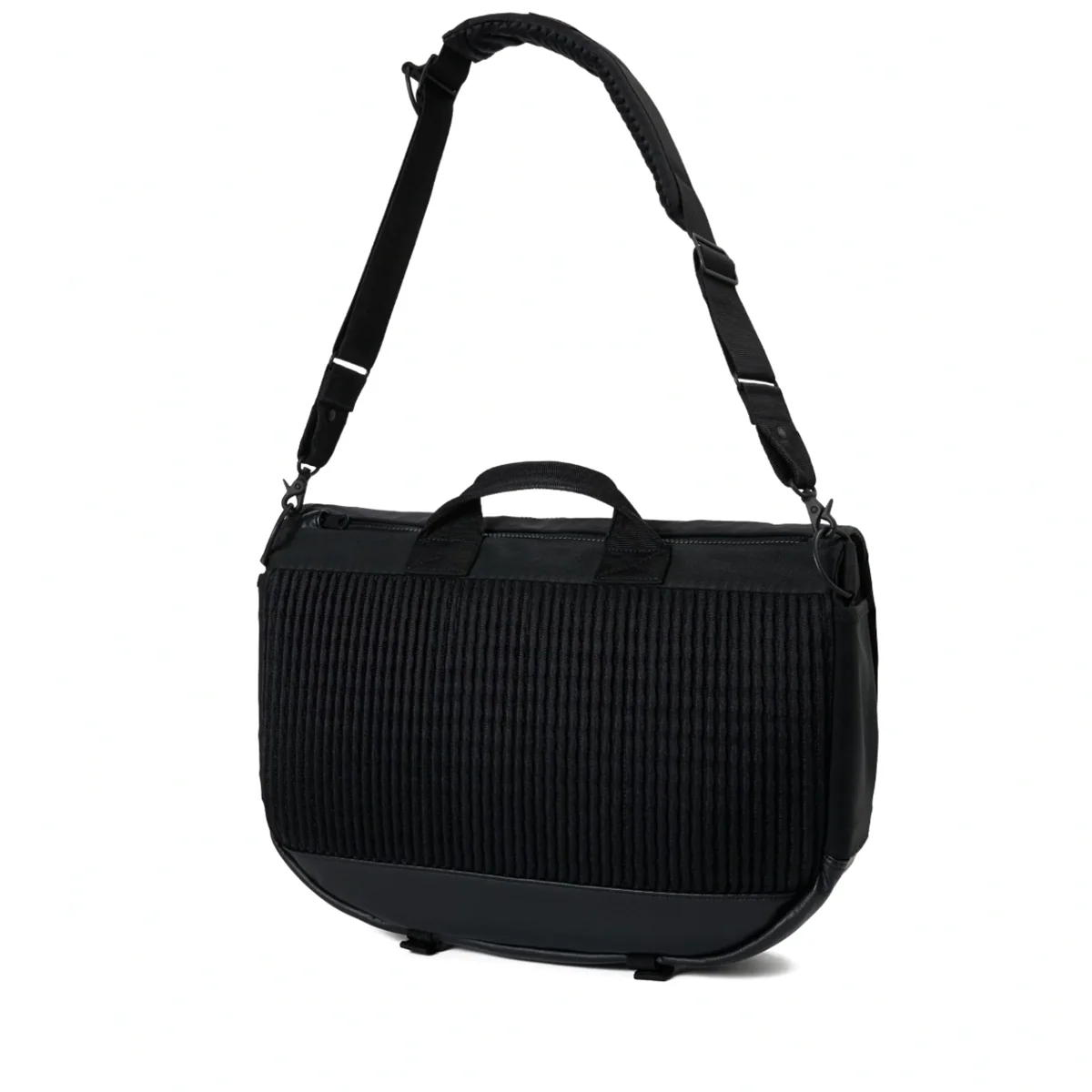 PO-MONO-MESSENGER-BLK - Porter-Yoshida & Co. MONOCHROME MESSENGER BAG - Black - Image 6