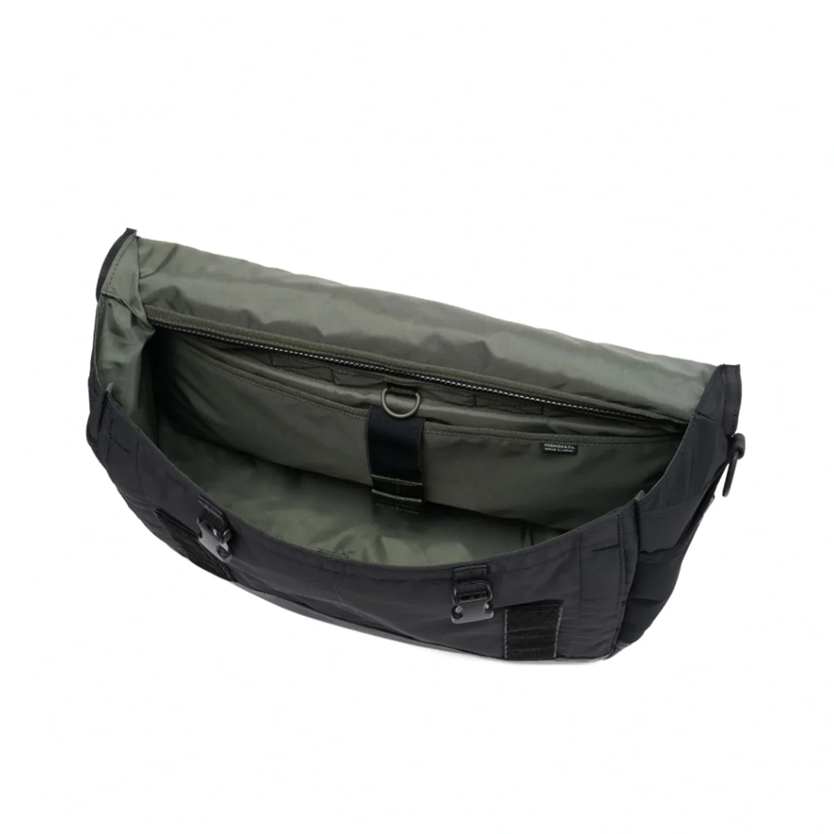 PO-MONO-MESSENGER-BLK - Porter-Yoshida & Co. MONOCHROME MESSENGER BAG - Black - Image 7