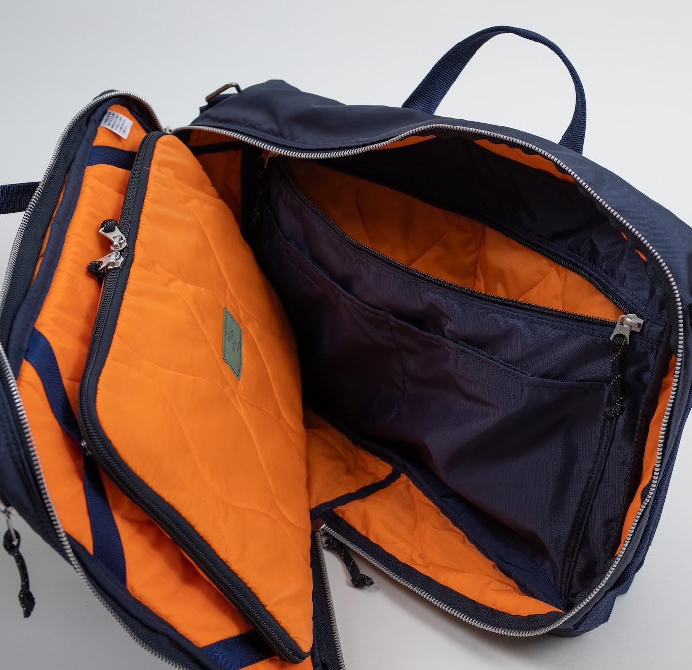 PO-FORCE-3WAY-BRIEFCASE-NAV - Porter-Yoshida & Co - FORCE 3WAY BRIEFCASE - Navy - Image 3