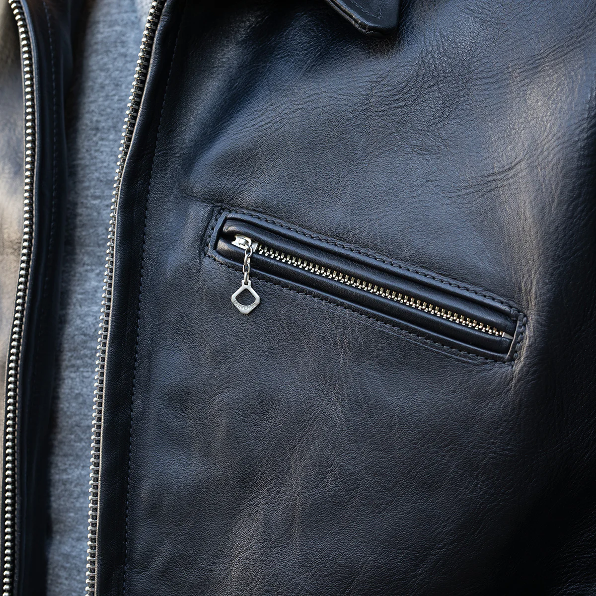 SB-30-S-JH-BLK - Simmons Bilt x  IHG Vintage 30's Sports Jacket - Japanese Horsehide - Image 3