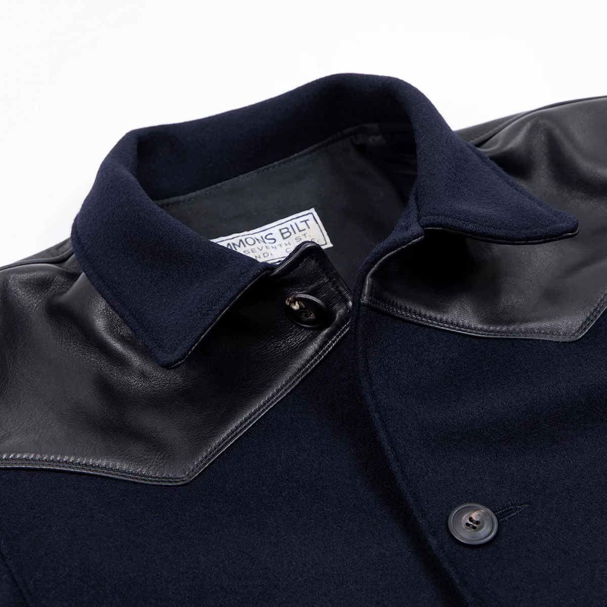 SB-RA-WO-NAV - Simmons Bilt Wool Ranch Jacket - Navy - Image 8