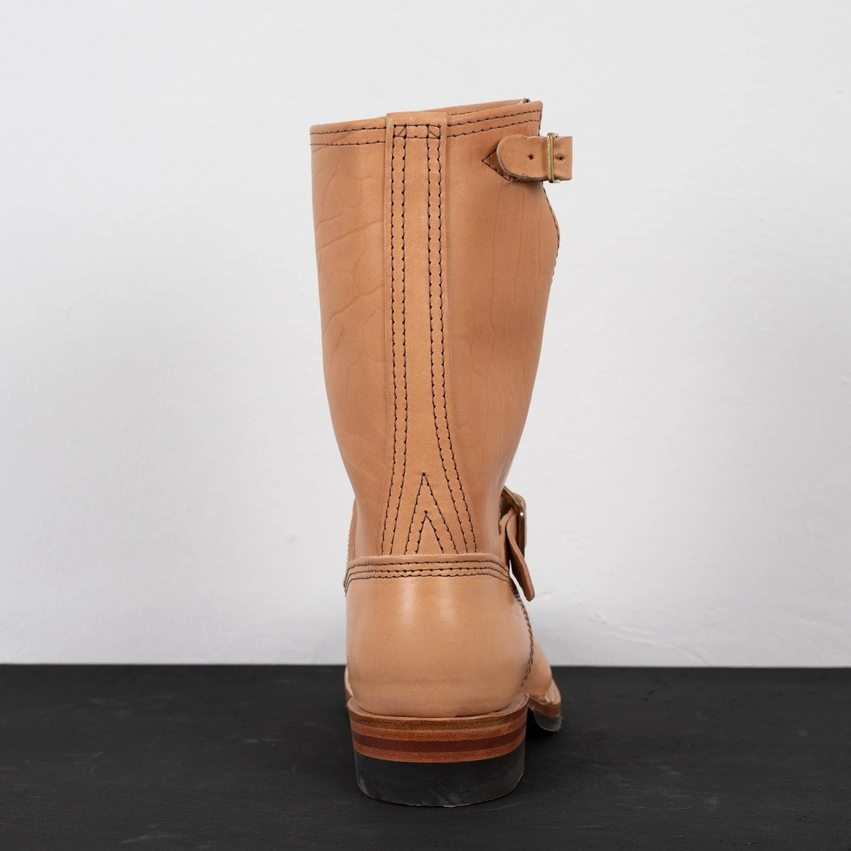WE-7600SP-NAT - Wesco "Mister Lou" Engineer Horsehide - Natural - Image 6