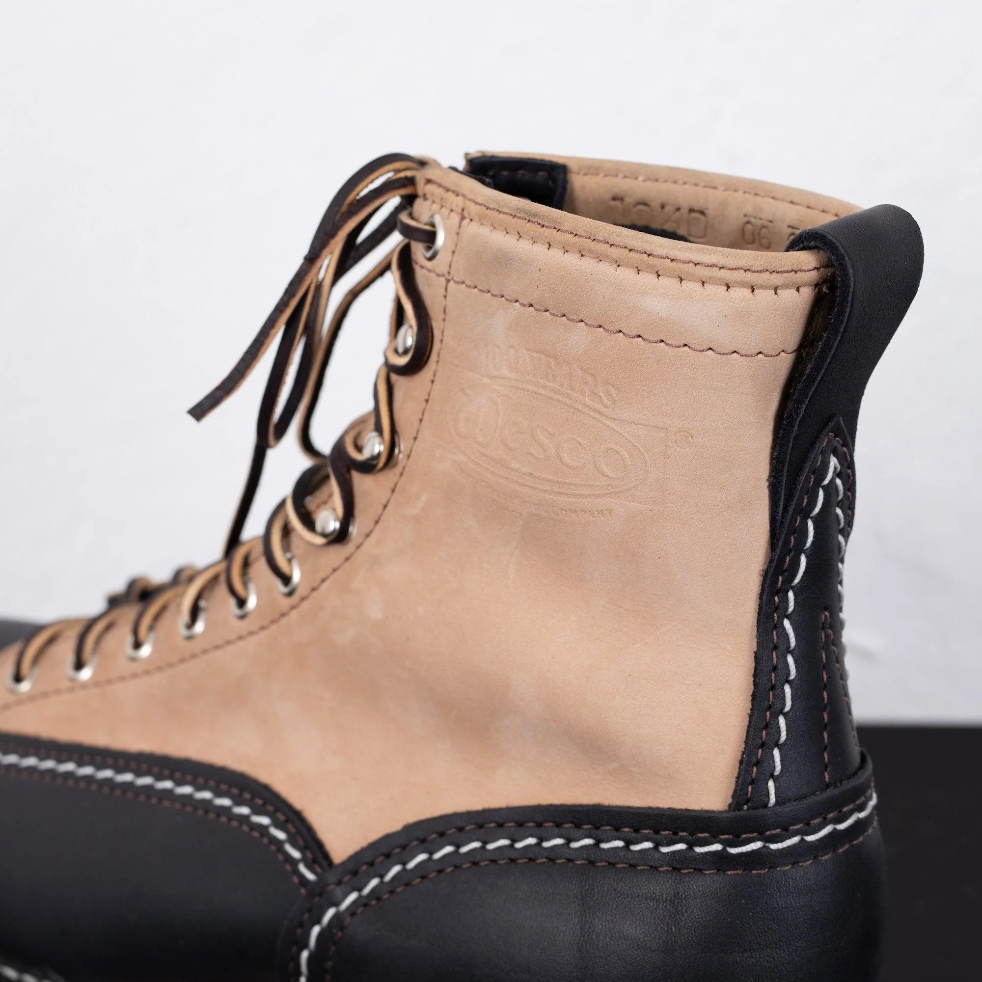 WE-BKBE1084014-NAT - Lace-To-Toe Custom JOBMASTER - Black/Natural - Image 9