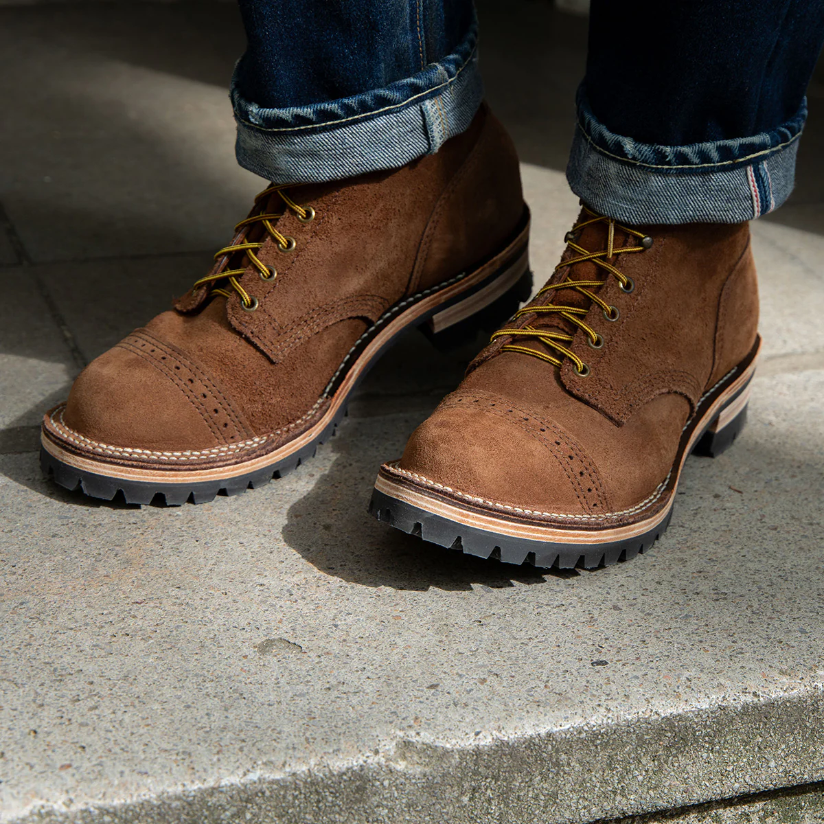 WE-BR907P100TC-BRN - Wesco Custom Warren Roughout - Brown - Image 2